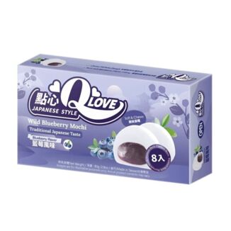 Wild Blueberry Mini Mochis Box QLOVE 80 g