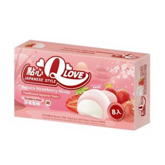 Strawberry & Sakura Mini Mochis Box QLOVE 80 g