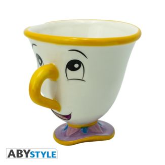 Tea Cup 3D Chip Beauty and the Beast