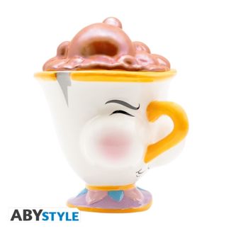 3D Chip Mug with Bubbles Beauty and the Beast