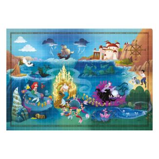 The Little Mermaid Puzzle Disney Story Maps 1000 Pieces