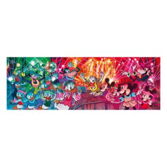 Puzzle Panorama Discoteca con DJ Mickey Mouse Disney High Quality Collection 1000 Piezas