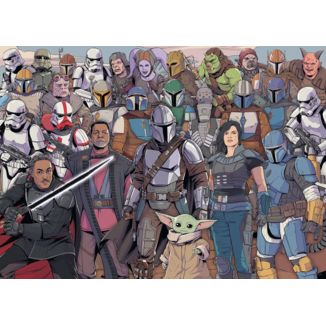 Puzzle Star Wars The Mandalorian Challenge Grupo 1000 Piezas