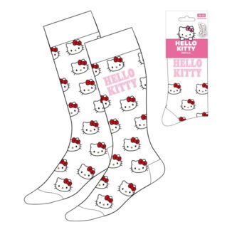White Face Hello Kitty Socks Sanrio Size 36-43