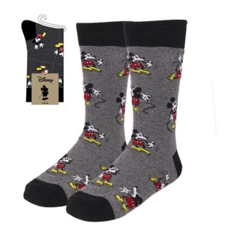 Calcetines Grises Mickey Mouse Disney 