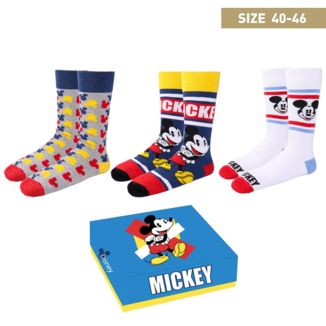 Mickey Mouse Socks Pack Disney Size 40-46