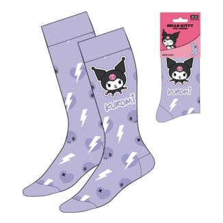 Purple Face Kuromi Socks Sanrio Size 36-43