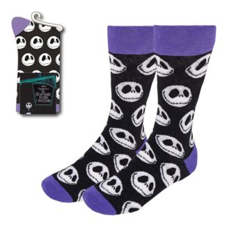 Jack Skellington Purple Socks Nightmare Before Christmas Disney Size 38-45