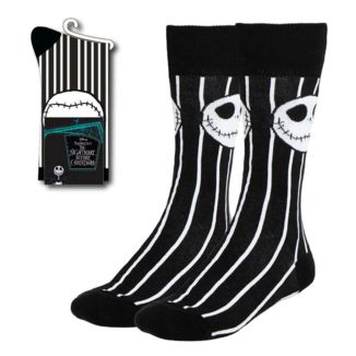 Calcetines Rayados Jack Skellington Pesadilla antes de Navidad Disney Talla 38-45