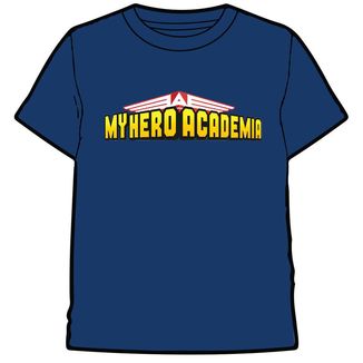 Camiseta Infantil Logo Azul My Hero Academia