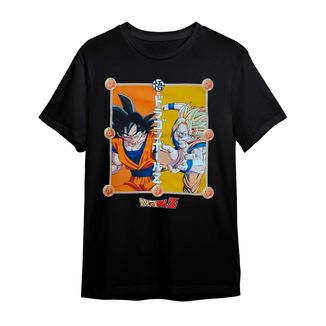 Camiseta Infantil Son Goku y Son Goku SSJ Dragon Ball Z