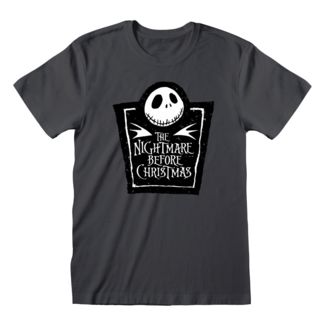 Logo T Shirt Nightmare Before Christmas Tim Burton