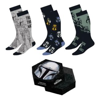 Star Wars: The Mandalorian 3 Pack Socks Size 38-45