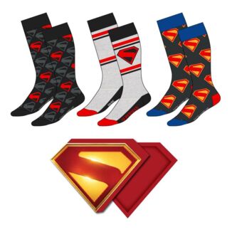 Pack 3 Calcetines Superman DC Cómics Talla 38-45