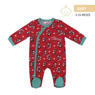 Mickey & Minnie Mouse Red Baby Romper Disney