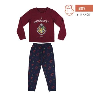 Pijama Largo Jersey & Pantalon Hogwarts