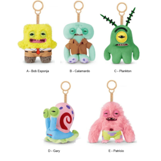 Llavero Peluche Bob Esponja Fuggler