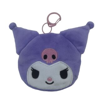 Monedero Redondo Terciopelo Kuromi Sanrio