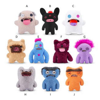 Peluche Hairy Fuggs Fuggler 22 cm