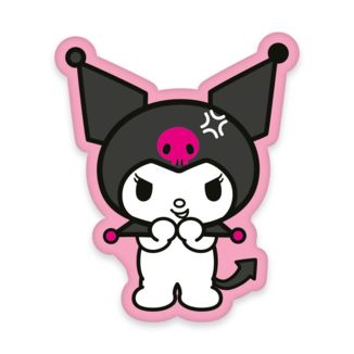 Kuromi Smiling Cushion Sanrio 36 cm