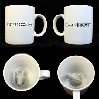 Stark Direwolf 3D Mug Game Of Thrones