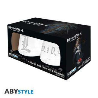 Kira & L Set 2 Cups Death Note 300 ml