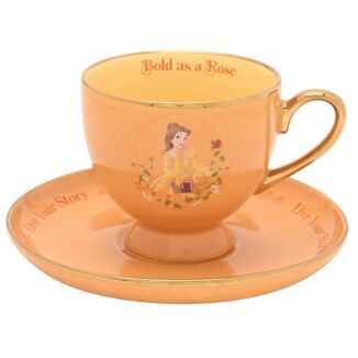 Taza Café y Platillo La Bella y la Bestia Disney 200 ml