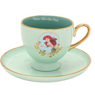 Taza Café y Platillo La Sirenita Disney 200 ml