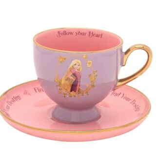 Taza Café y Platillo Rapunzel Enredados Disney 200 ml