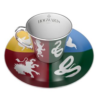 Hogwarts Houses Coffee Cup & Plate Set Harry Potter
