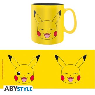 Taza Pikachu Caras Pokémon 460 ml