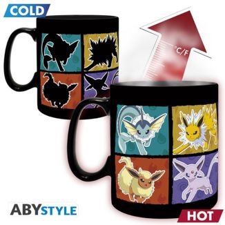 Pokemon Mug Heat Change Eevee 460 ml