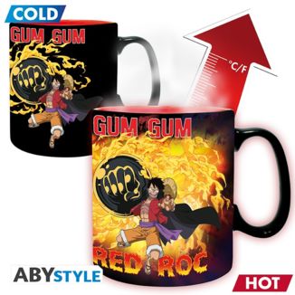 Taza Térmica King Size Monkey D. Luffy vs Kaido One Piece 460 ml