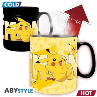 Taza Térmica King Size Pikachu Pokémon 460 ml