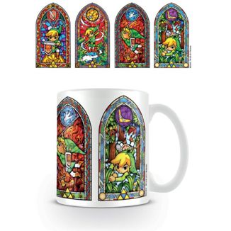 Taza Vidrieras Link The Legend of Zelda Nintendo 300 ml