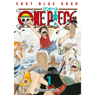 One Piece (3 in 1) #01 Spanish Manga Special Edition + Keychain