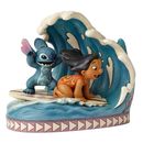 Figura Lilo & Stitch Surfeando 15º Aniversario Jim Shore Disney Traditions