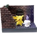 Pokemon Town Back Alley at Night Figures 