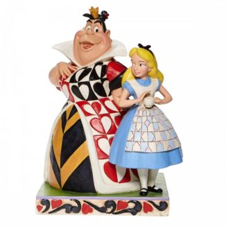 Alice and the Queen of Hearts Figure Alice in Wonderland Disney Traditions Jim Shore
