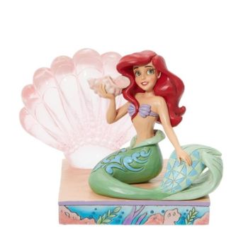 Ariel with Shell Figure The Little Mermaid Disney Traditions Jim Shore