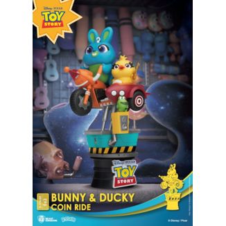 Bunny & Ducky Coin Ride Figure Toy Story 4 Disney Series Diorama D-Stage