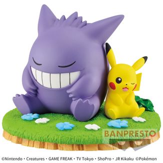 Figura Gengar y Pikachu Pokemon Banpresto