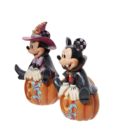 Mickey y Minnie Mouse Halloween Figure Disney Traditions Jim Shore