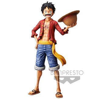 Figura Monkey D Luffy One Piece Grandista Nero