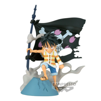 Figura Monkey D. Luffy One Piece Log stories WCF