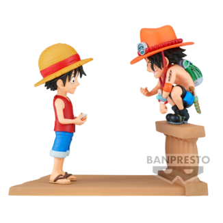 Monkey D. Luffy & Portgas D. Ace Figure One Piece Log stories WCF