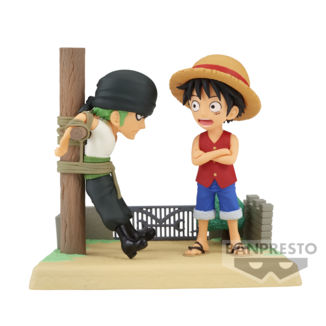 Monkey D. Luffy & Roronoa Zoro Figure One Piece Log Stories