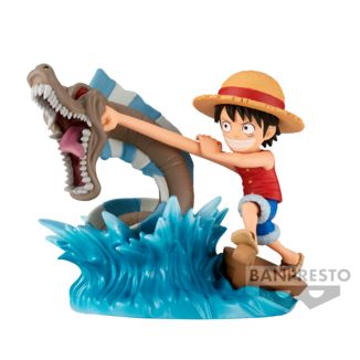 Monkey D Luffy vs Local Sea Monster Figure One Piece Log Stories