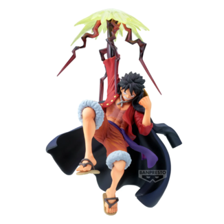 Figura Monkey D. Luffy Wano One Piece Battle Record Collection