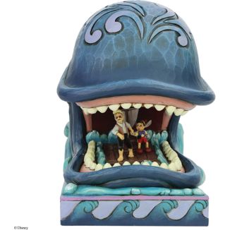 Figura Monstro con Gepetto y Pinocho Disney Traditions Jim Shore